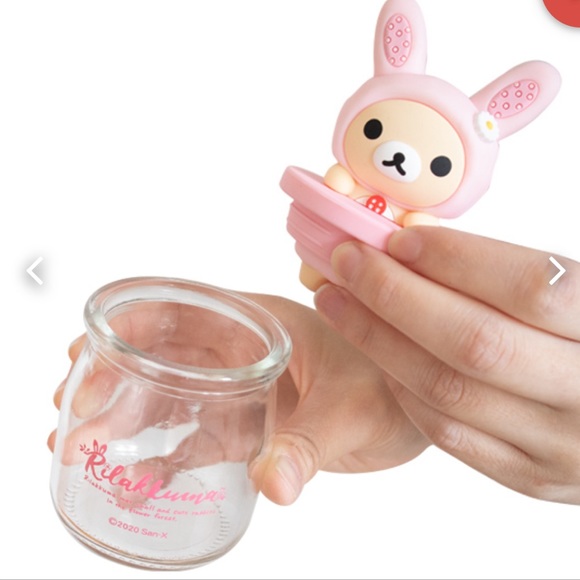 Rilakkuma Japanese relax bear Usagi Korilakkuma bunny candy jar Japan - Picture 3 of 9